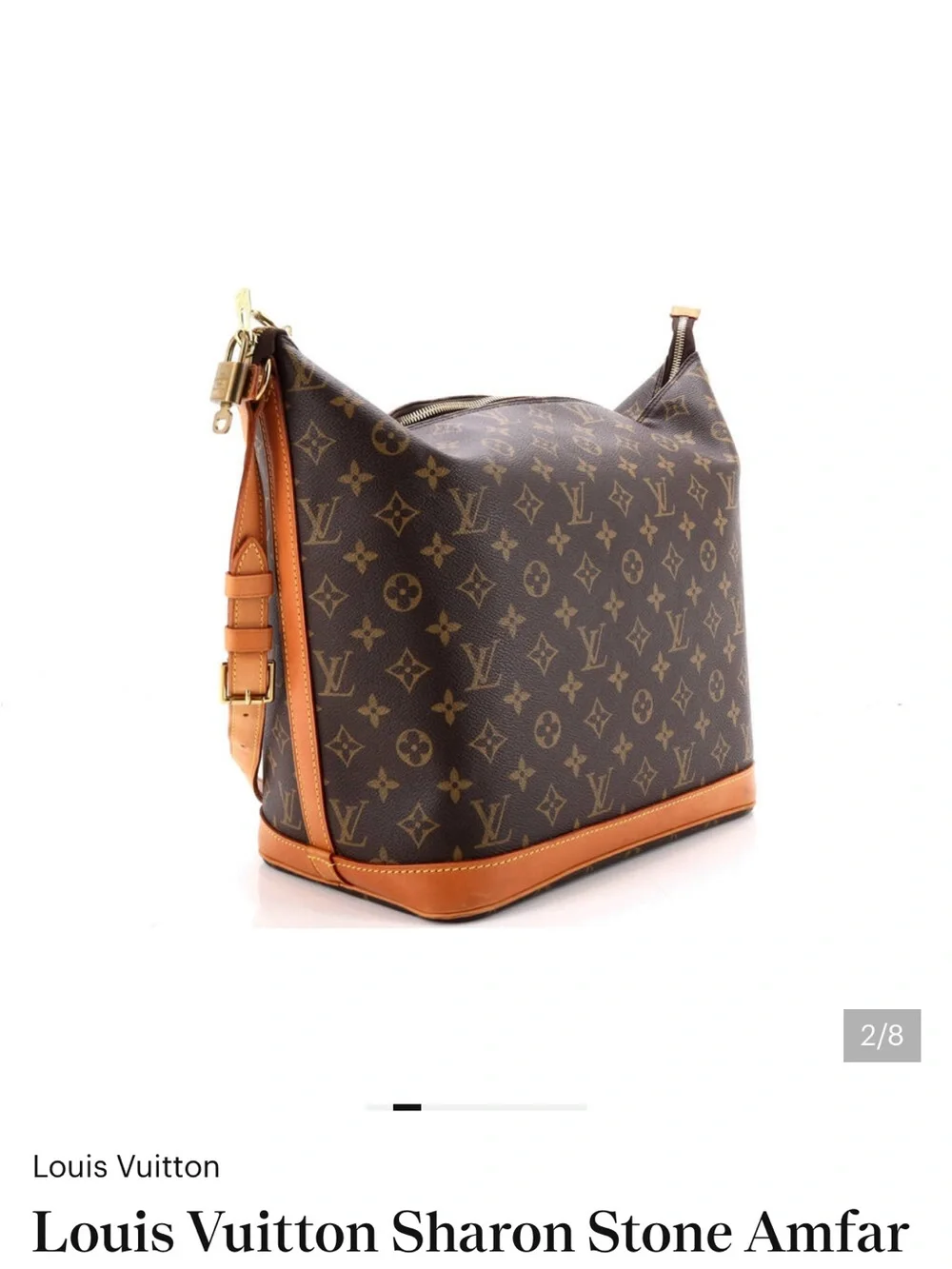 Louis Vuitton Sharon Stone Amfar Monogram Bag